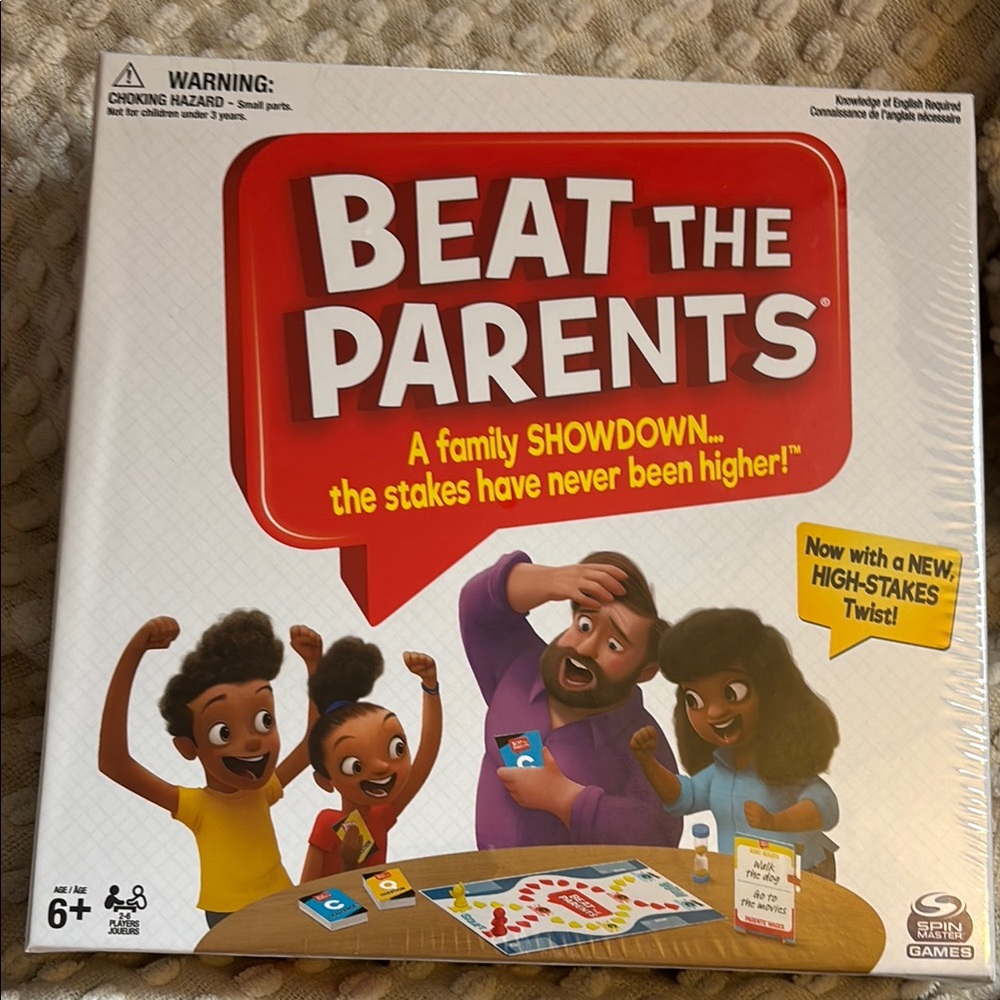 Beat The Parents Board Game - Red